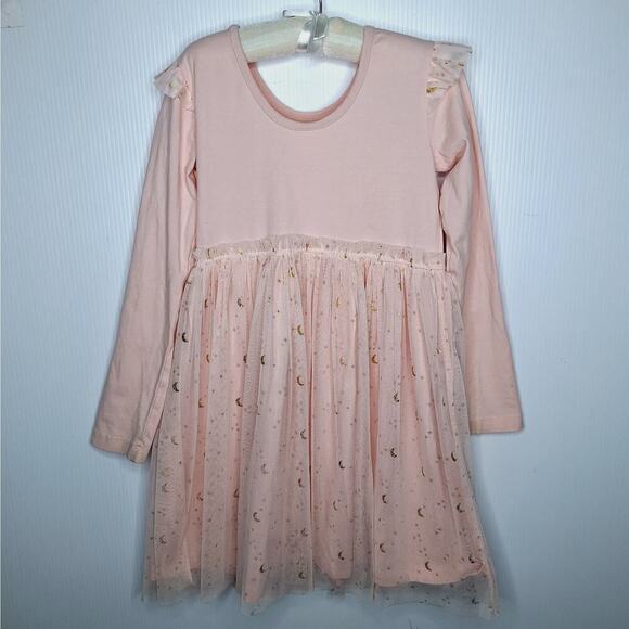 Hanna Andersson Soft Tulle Dress Girls 6-7 120cm Princess Flutter Ballet Pink - Picture 12 of 12